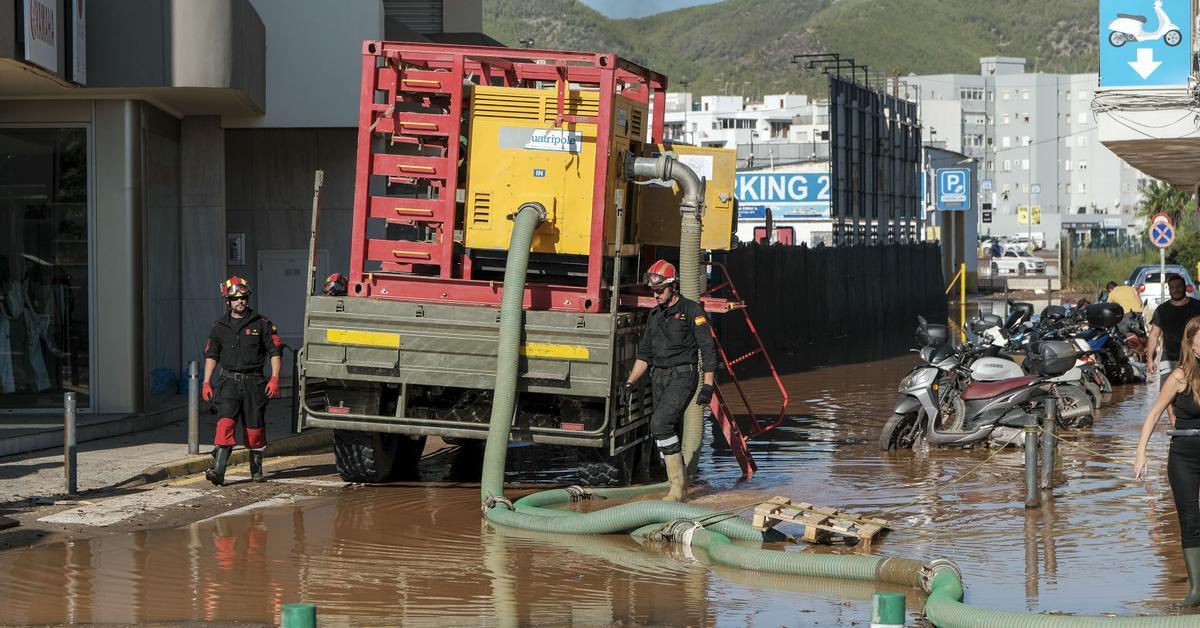 Ibiza trata de recuperar la normalidad tras el temporal y pedirá la declaración de zona catastrófica