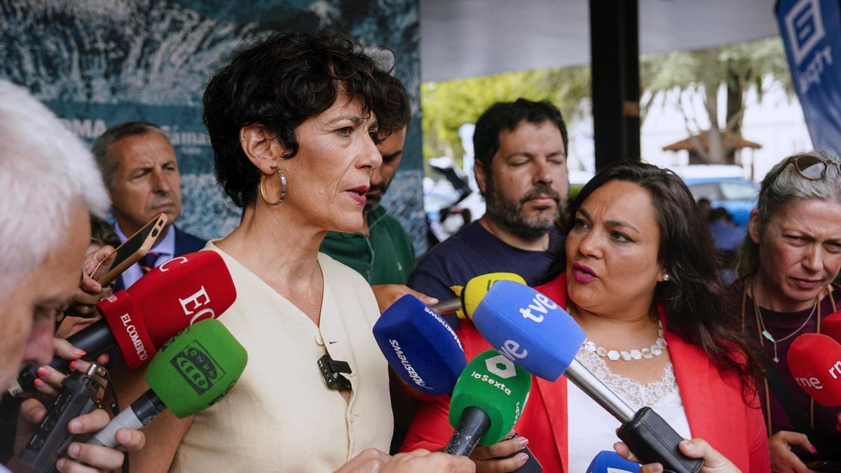 La ministra de Inclusión, Seguridad Social y Migraciones, Elma Saiz.