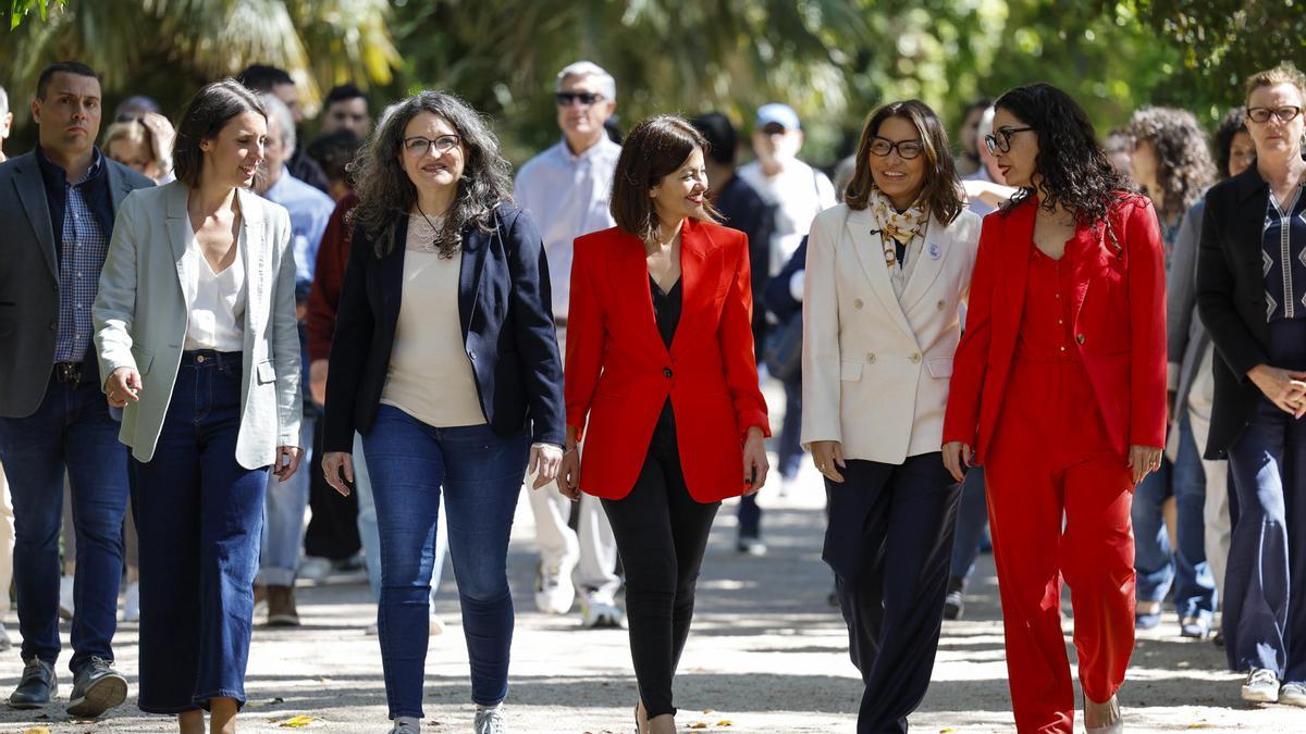 Rego, Oltra, Montero y Da Silva piden unión de las mujeres ante la violencia contra ellas