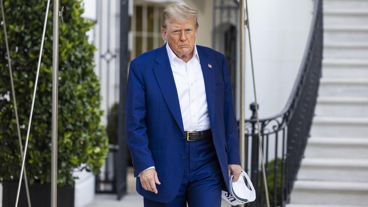 Trump comparte un gráfico sobre la 