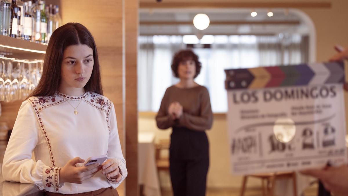 Rodaje de 'Los domingos'