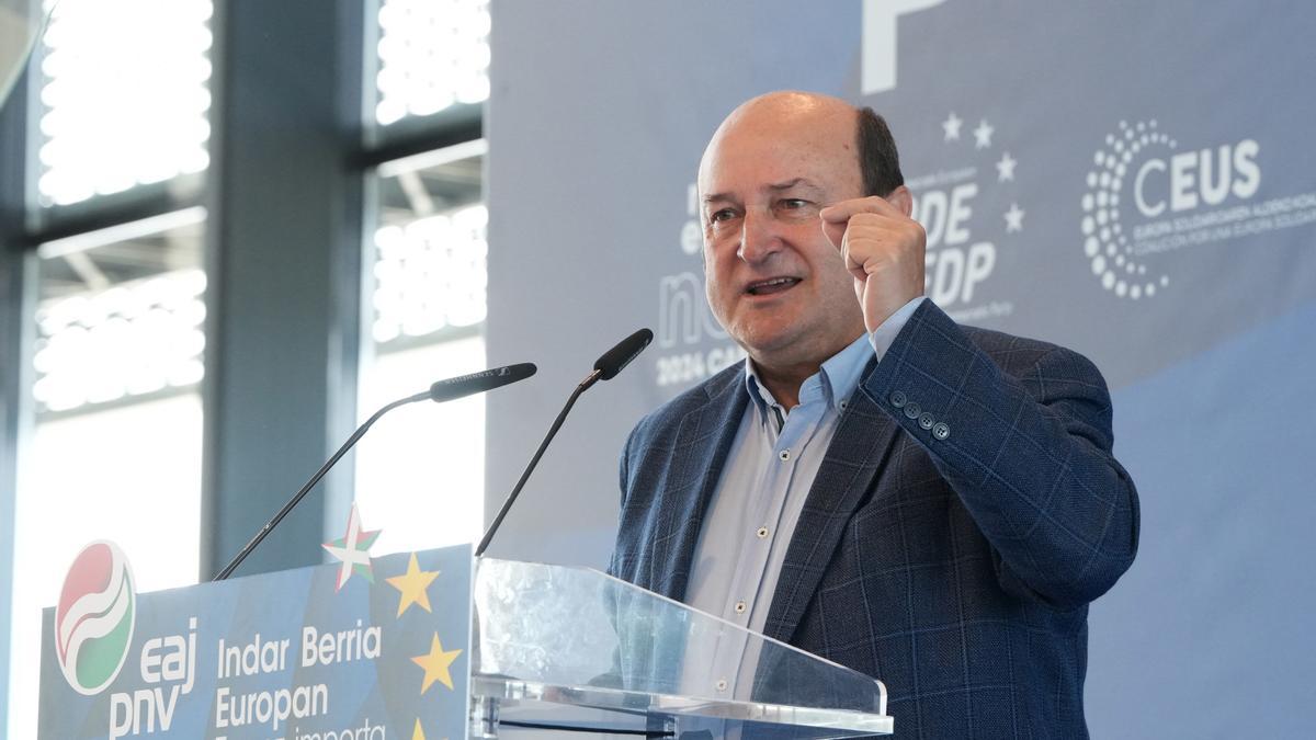 El presidente del PNV, Andoni Ortuzar