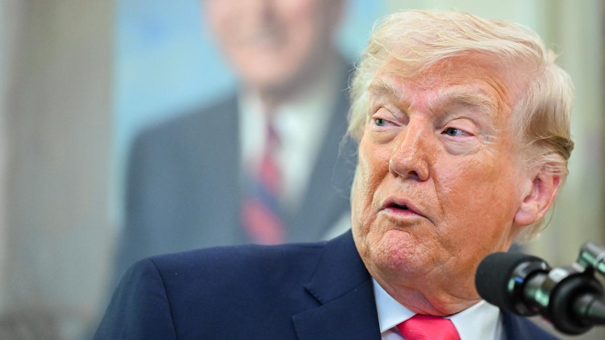 El presidente de Estados Unidos, Donald Trump, en el Despacho Oval de la Casa Blanca, en Washington DC (EEUU), el 24 de marzo de 2026.