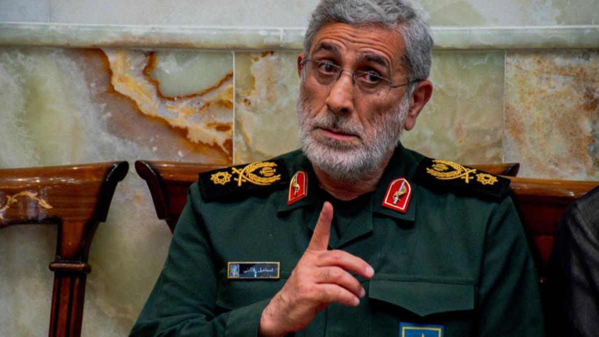 Esmail Qaani, comandante de la Fuerza Quds de la Guardia Revolucionaria Islámica