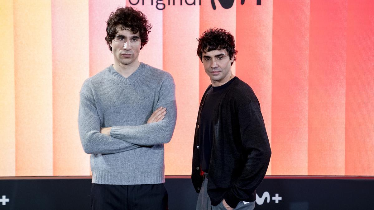 Los directores Javier Calvo y Javier Ambrossi durante la Presentación de los nuevos proyectos de Cine Original Movistar Plus+.