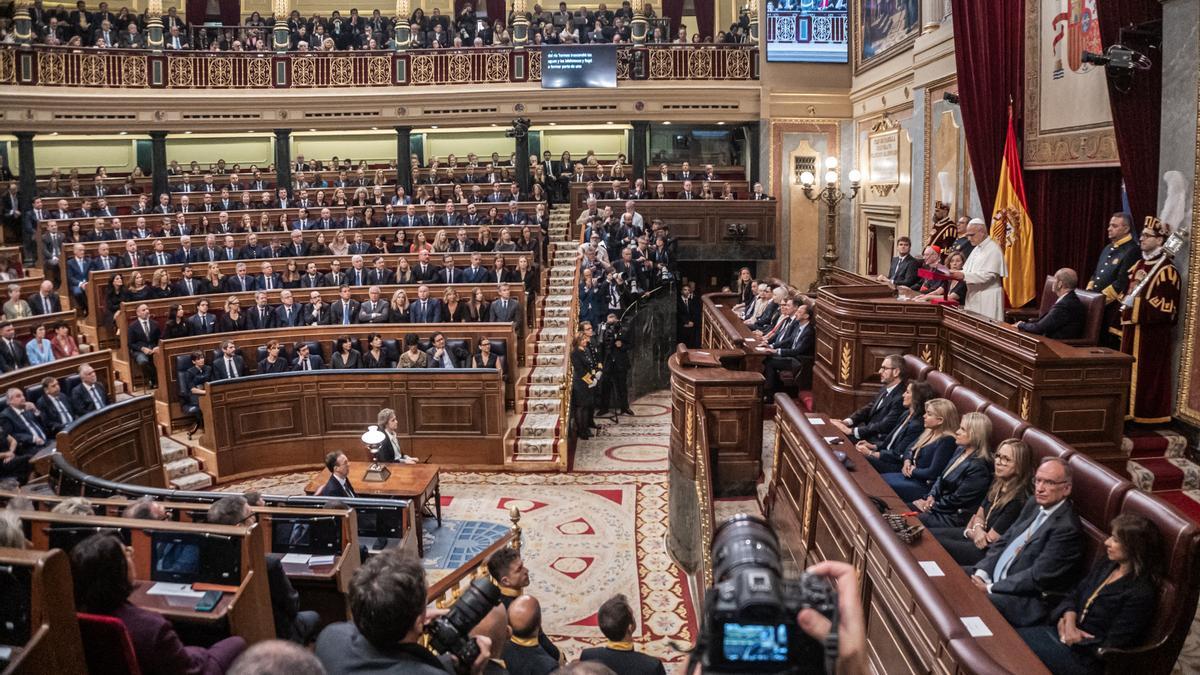 El papa, en el Congreso.