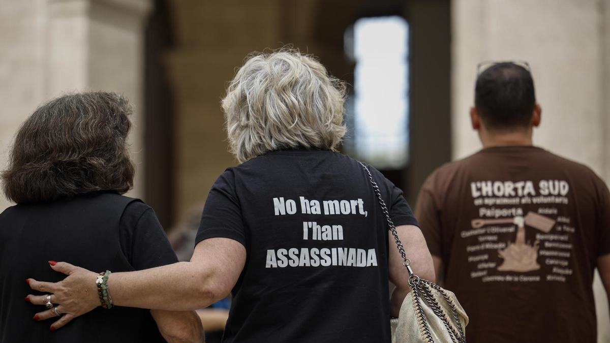 Representantes de las tres asociaciones de víctimas de la dana abandonan la Delegación del Gobierno tras la reunión mantenida con el presidente del Gobierno