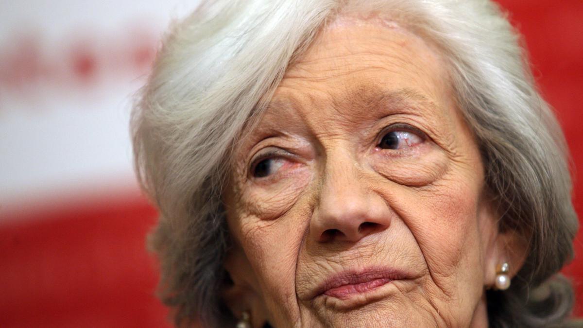 Ana María Matute en El Escorial