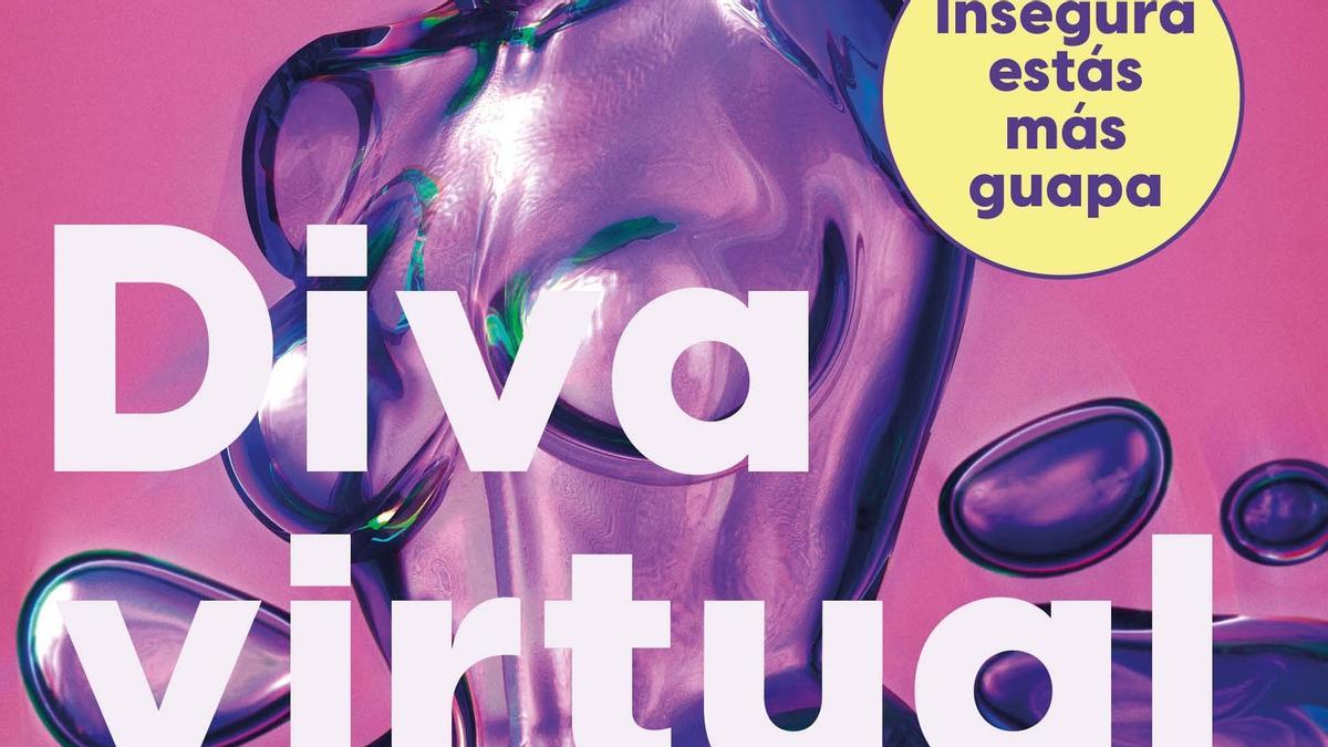 Detalle de la portada de 'Diva virtual'