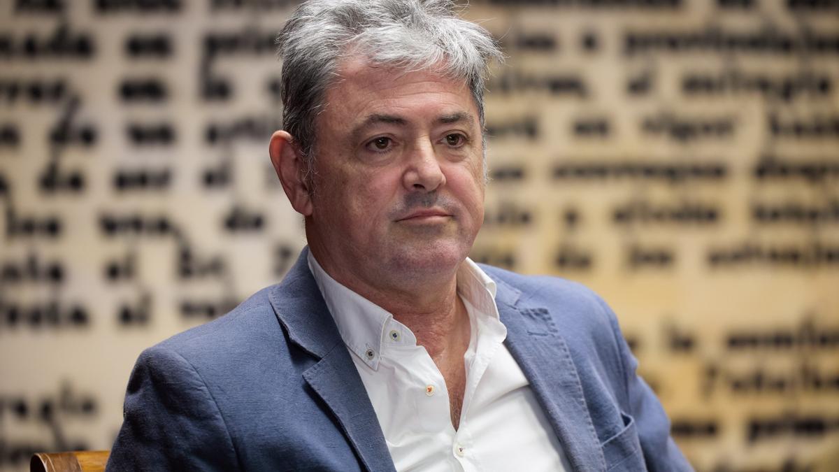 El socio de Servinabar 200, Joseba Antxon Alonso Egurrola, durante una comparecencia en la Comisión de Investigación sobre el ‘caso Koldo’.