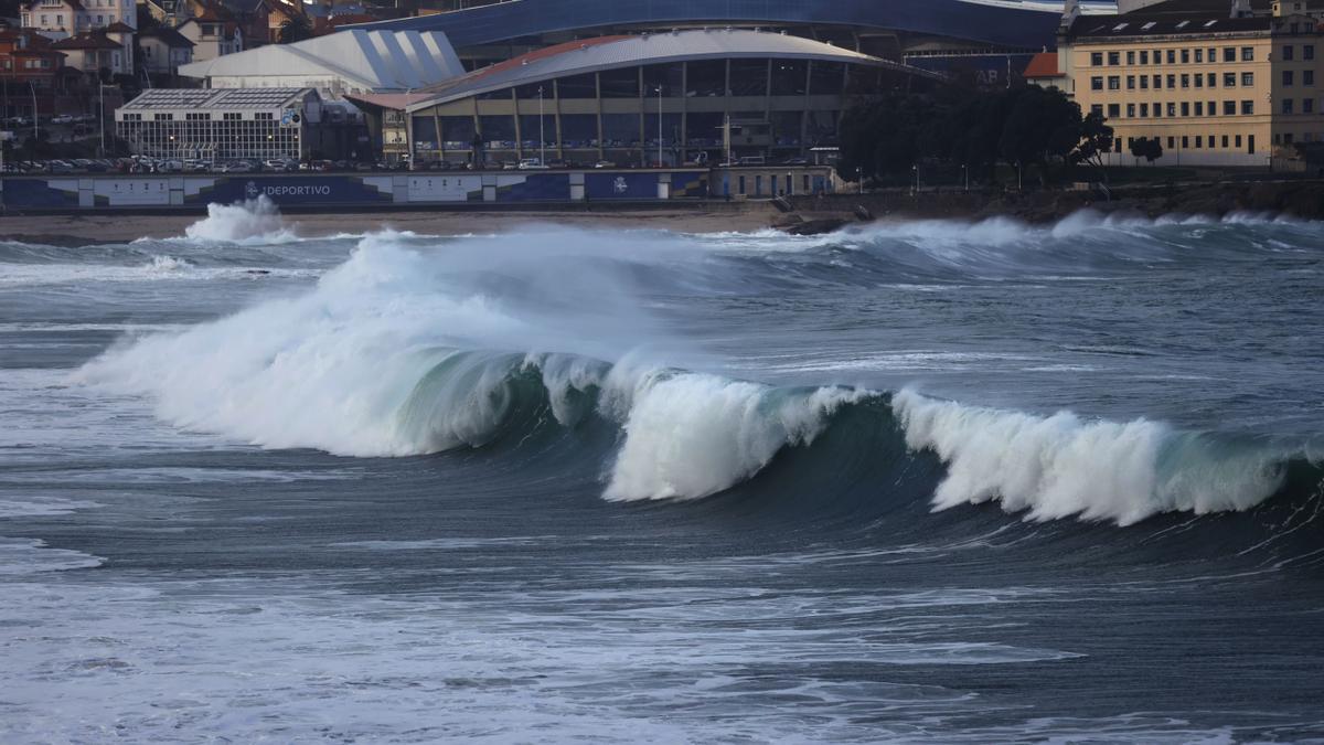 Playa de Orzán, en una imagen de archivo.