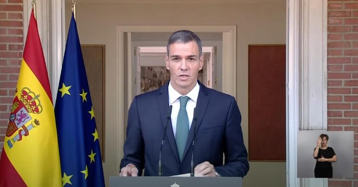 Sánchez anuncia un decreto urgente para el embargo de armas a Israel