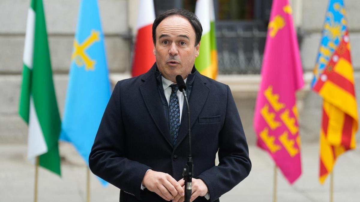 Juanfran Pérez Llorca en el acto institucional por el Día de la Constitución