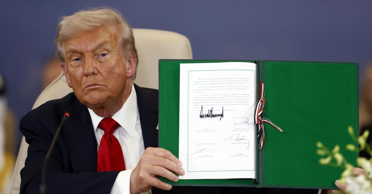 Trump y los líderes de Egipto, Catar y Turquía firman el acuerdo de paz entre Israel y Hamás