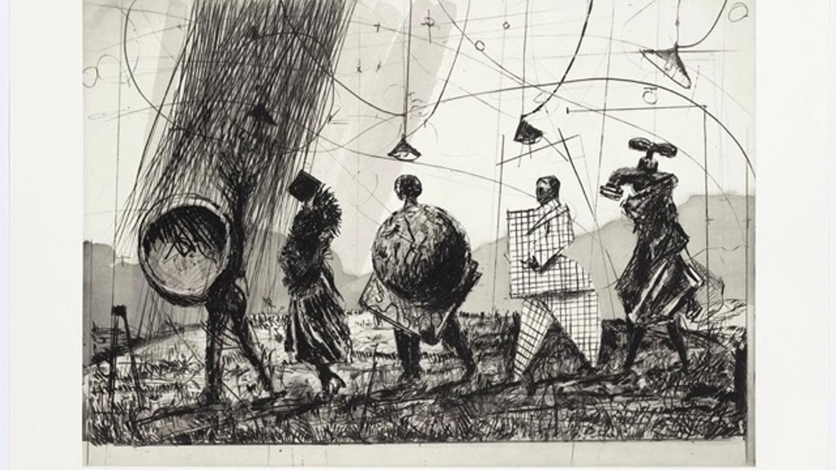 William Kentridge. "Procession II".