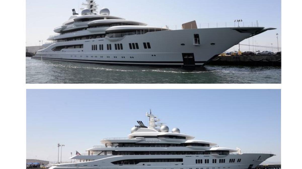 Imágenes del 'Amadea' incorporadas a la causa judicial.