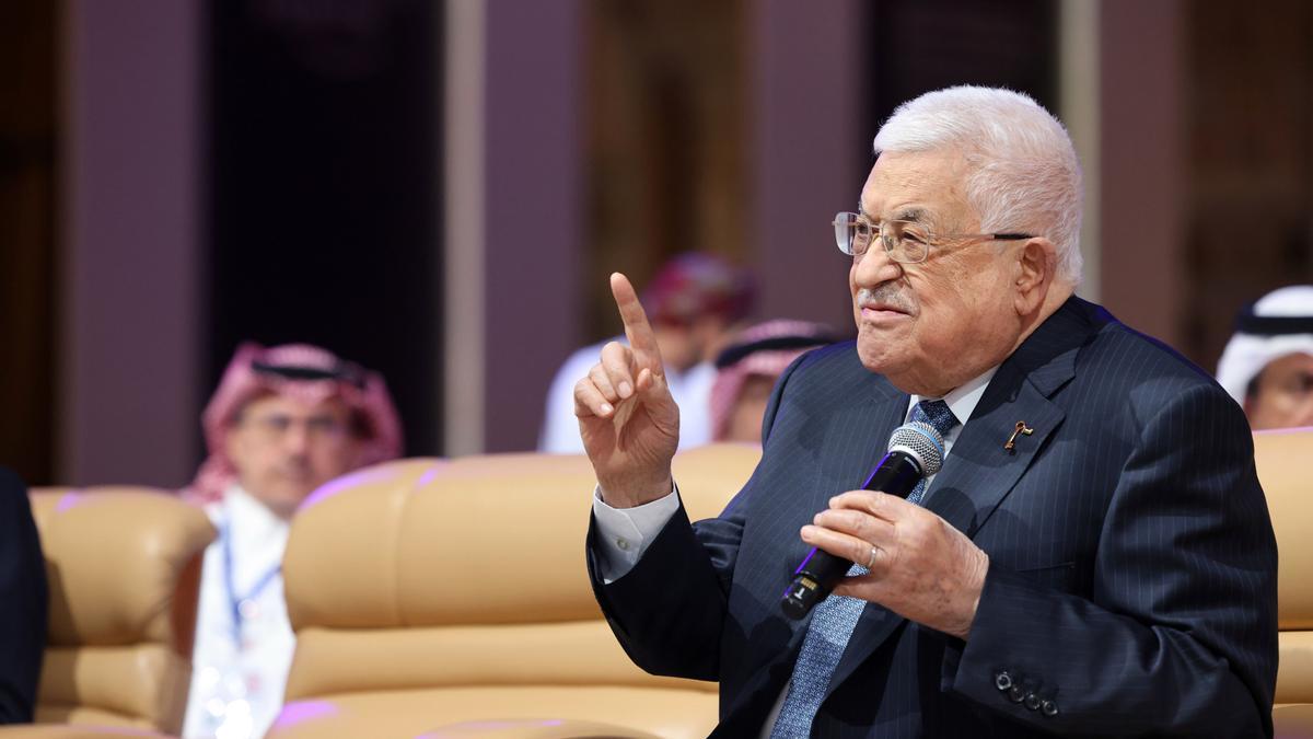 El presidente de la Autoridad Palestina, Mahmud Abbas
