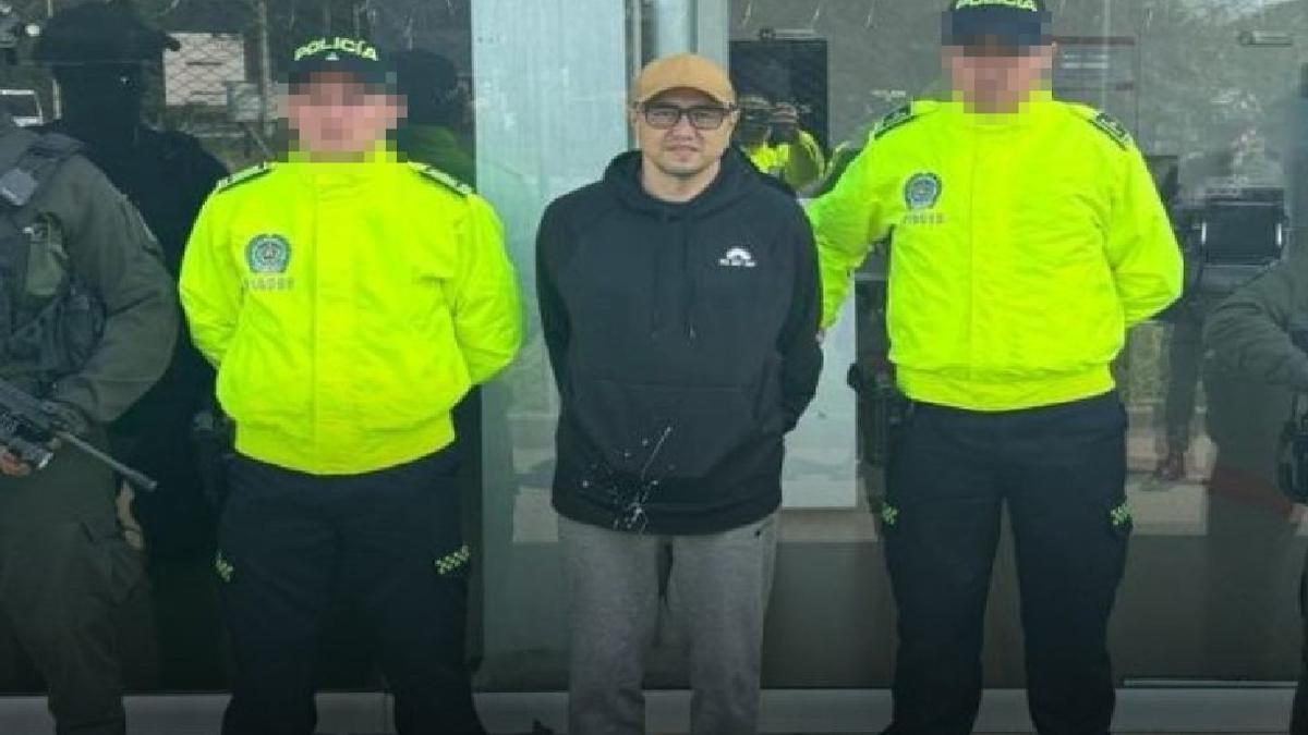 Julio Andrés Murillo, narcotraficante, detenido por la Policía