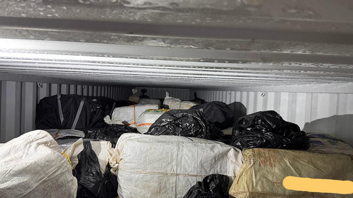 Uno de los alijos incautados