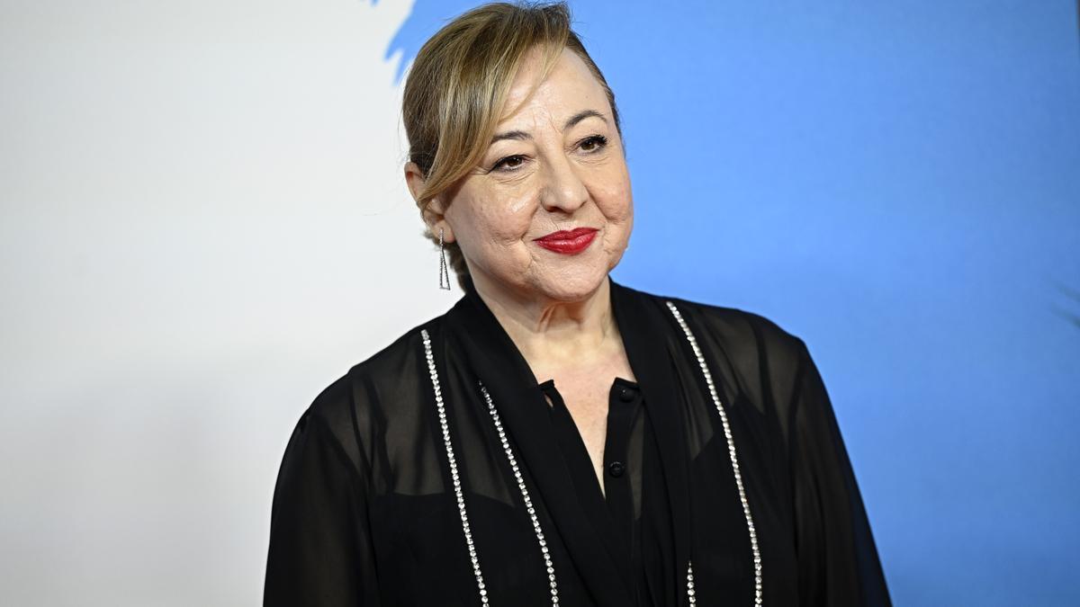 Carmen Machi durante el estreno de ‘Amarga Navidad’ la nueva película dirigida por Pedro Almodóvar.