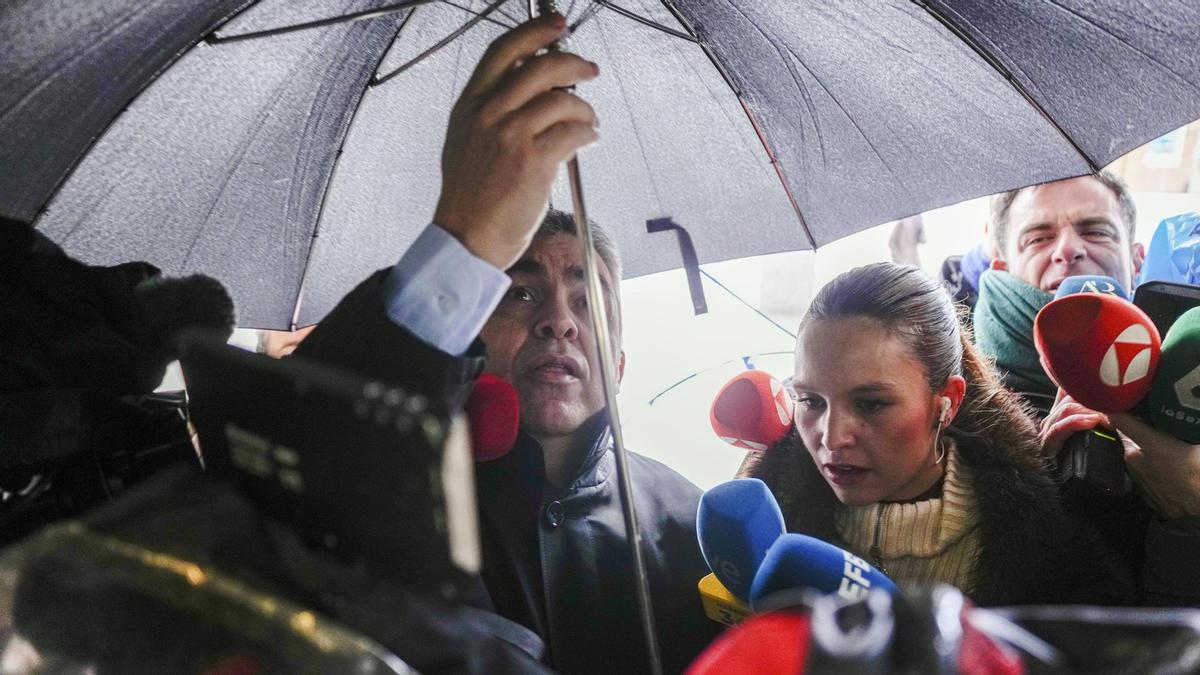 Santos Cerdán llega este lunes a los Juzgados de Plaza de Castilla.