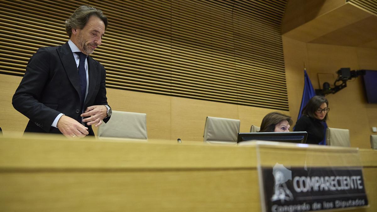 El secretario autonómico del Gabinete del President y Comunicación, José Manuel Cuenca Ais, comparece en la comisión por la dana.
