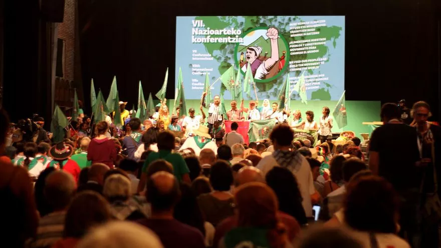 VII Conferencia de La Vía Campesina celebrada en Derio (Vizcaya).