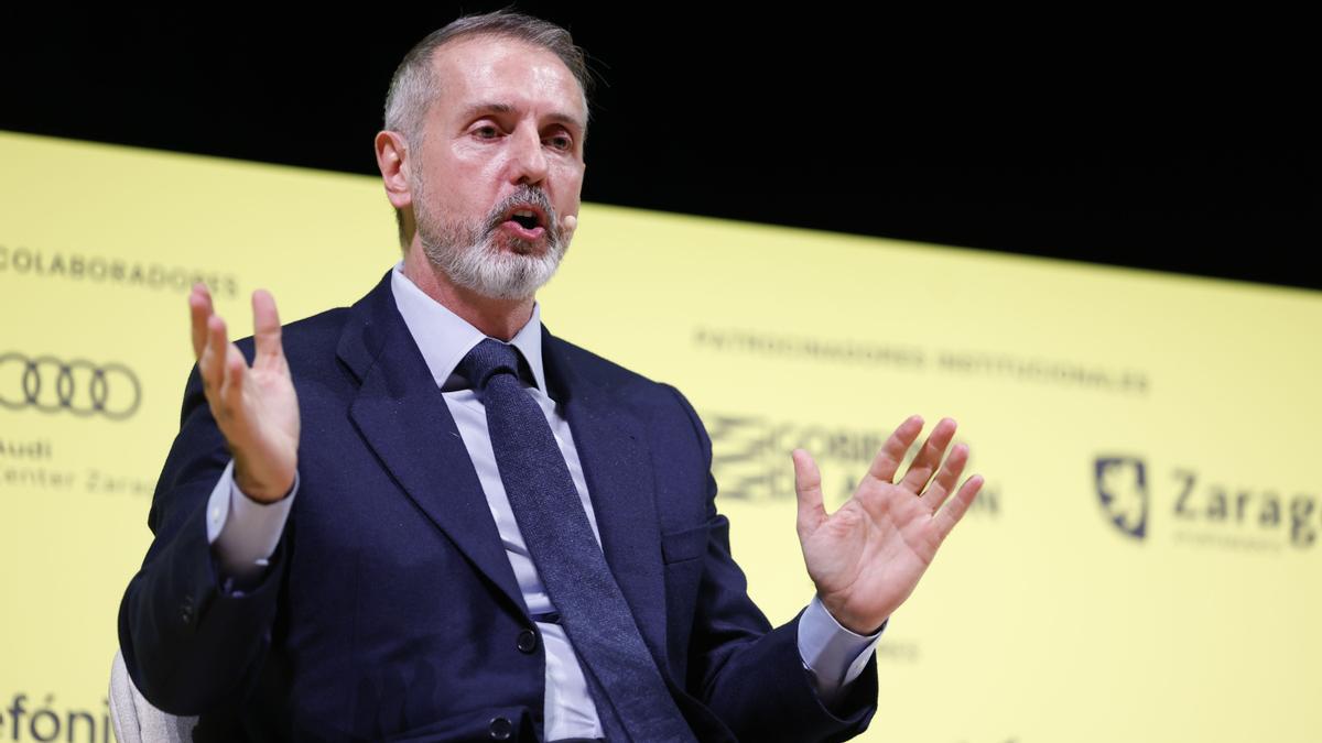 Marc Murtra, presidente ejecutivo de Telefónica, participa en el XXIV Congreso de Directivos de la Fundación CEDE (Confederación Española de Directivos y Ejecutivos), a 27 de noviembre de 2025.