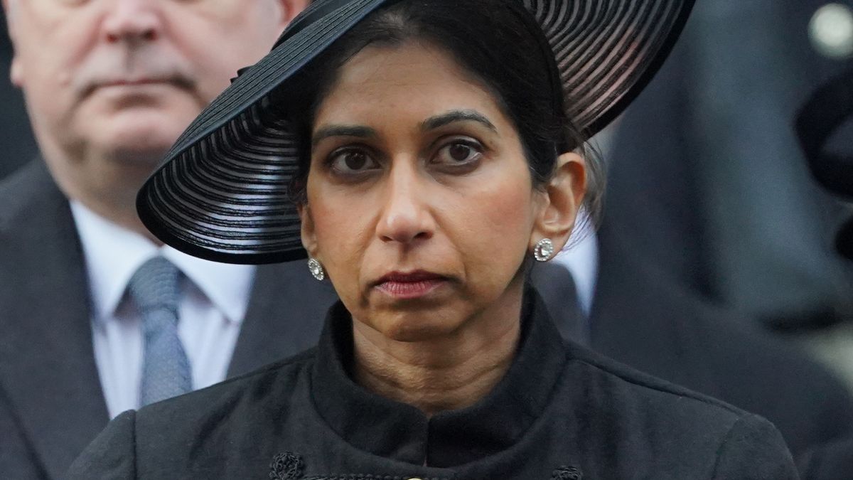 Suella Braverman, este domingo.