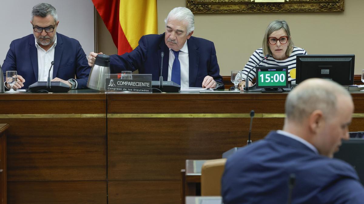 El consejero delegado de Endesa, José Bogas, interviene en la comisión de investigación sobre el apagón en el Congreso.