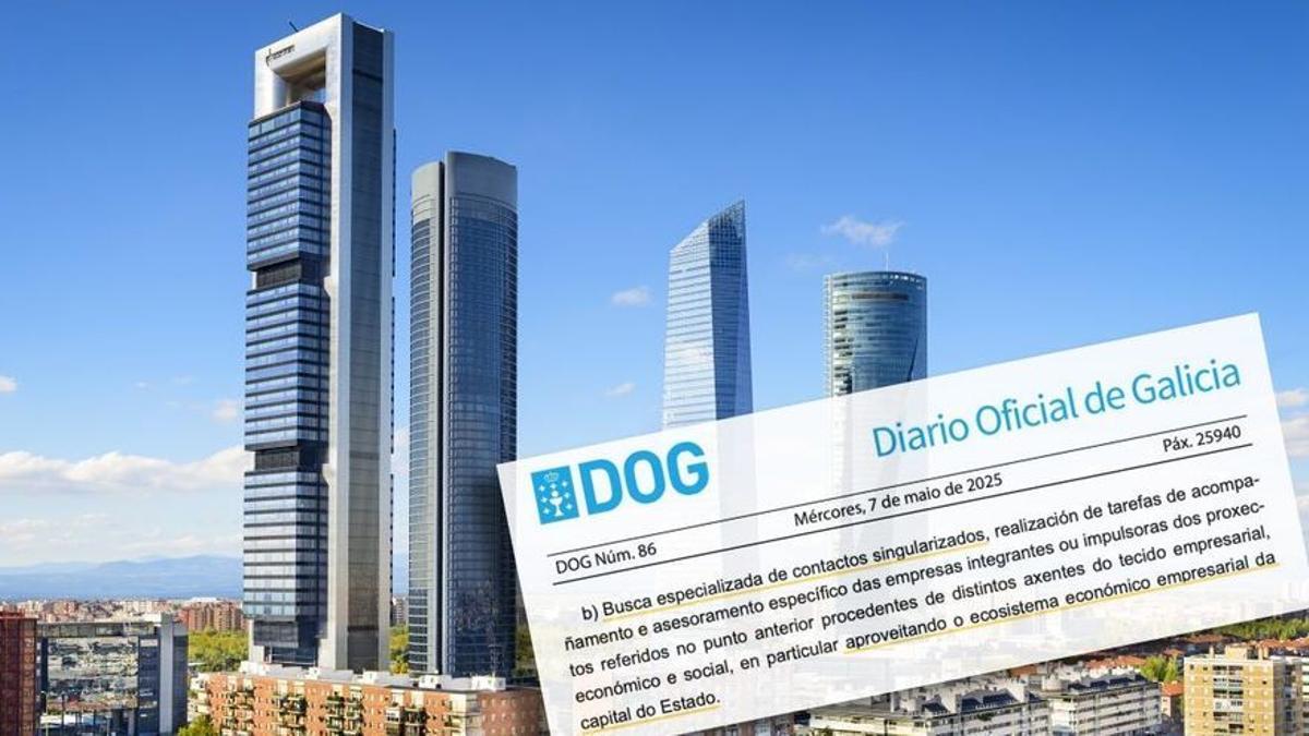 La Xunta ha creado un puesto a dedo de 'búsqueda de contactos' para empresas en Madrid.