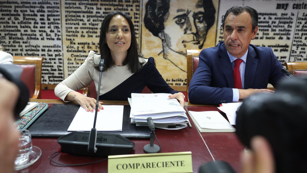 Comparecencia de Mercedes González en el Senado.