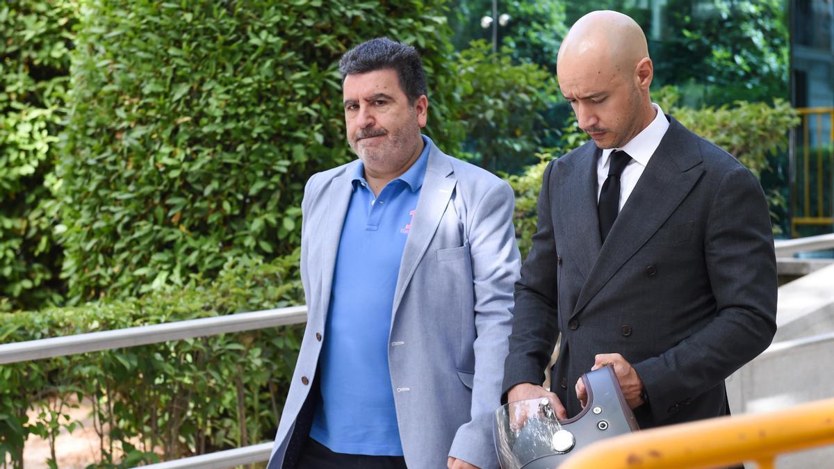 El empresario David Marjaliza sale tras declarar en la Audiencia Nacional como imputado por el 'caso Púnica’.