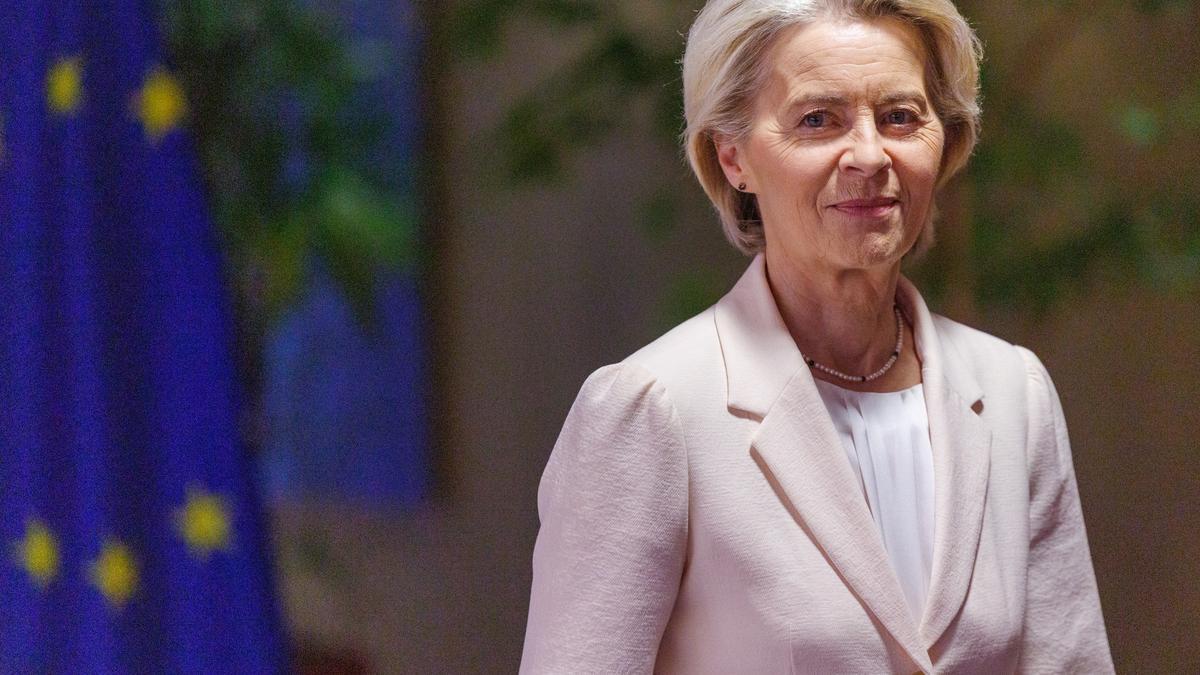 La presidenta de la Comisión Europea, Ursula von der Leyen.