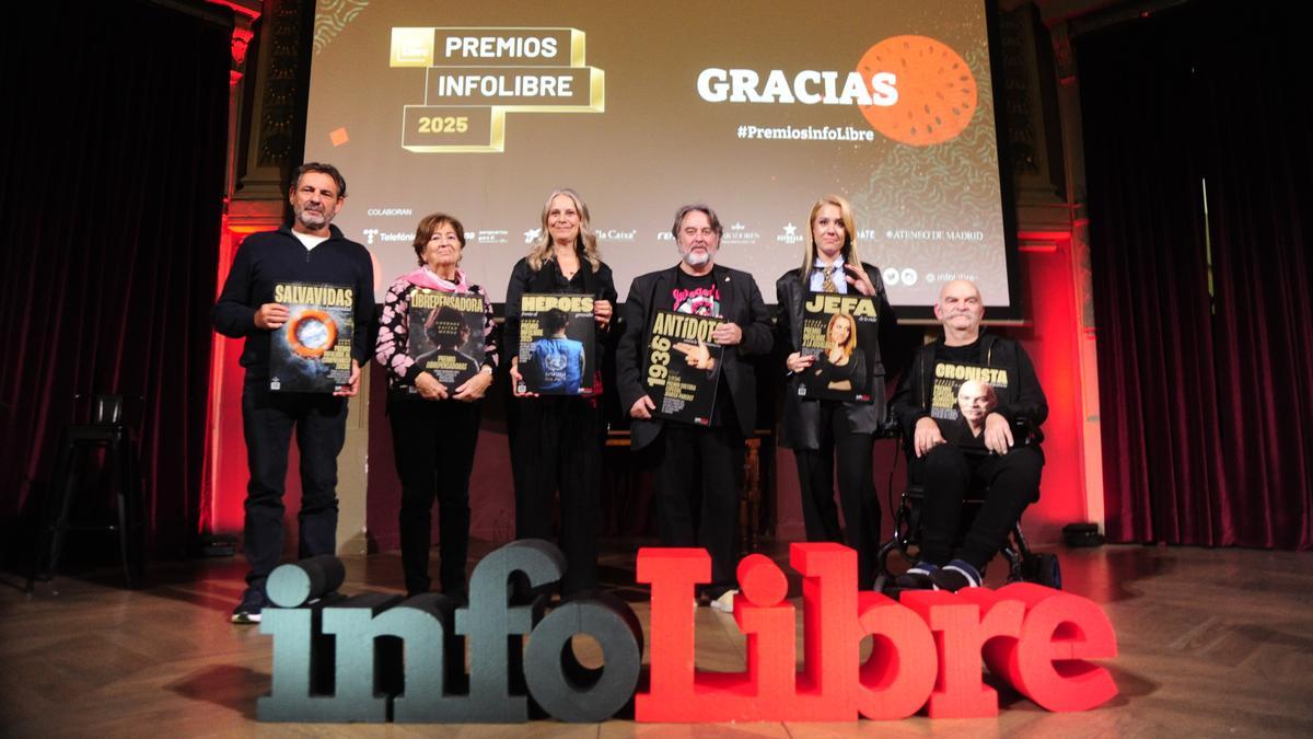 Todas las imágenes de los Premios infoLibre 2025