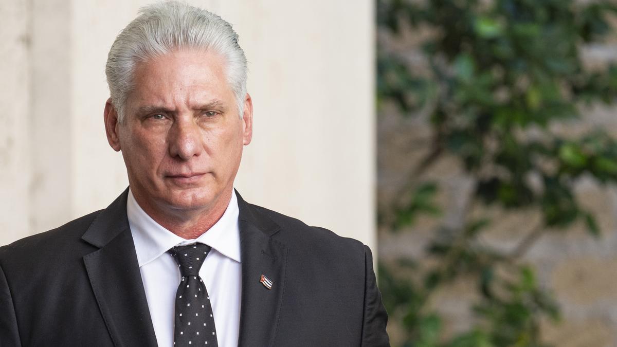 El presidente de Cuba, Miguel Díaz-Canel