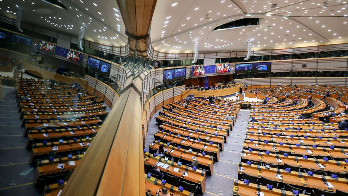 Sesión del Parlamento Europeo en Bruselas.