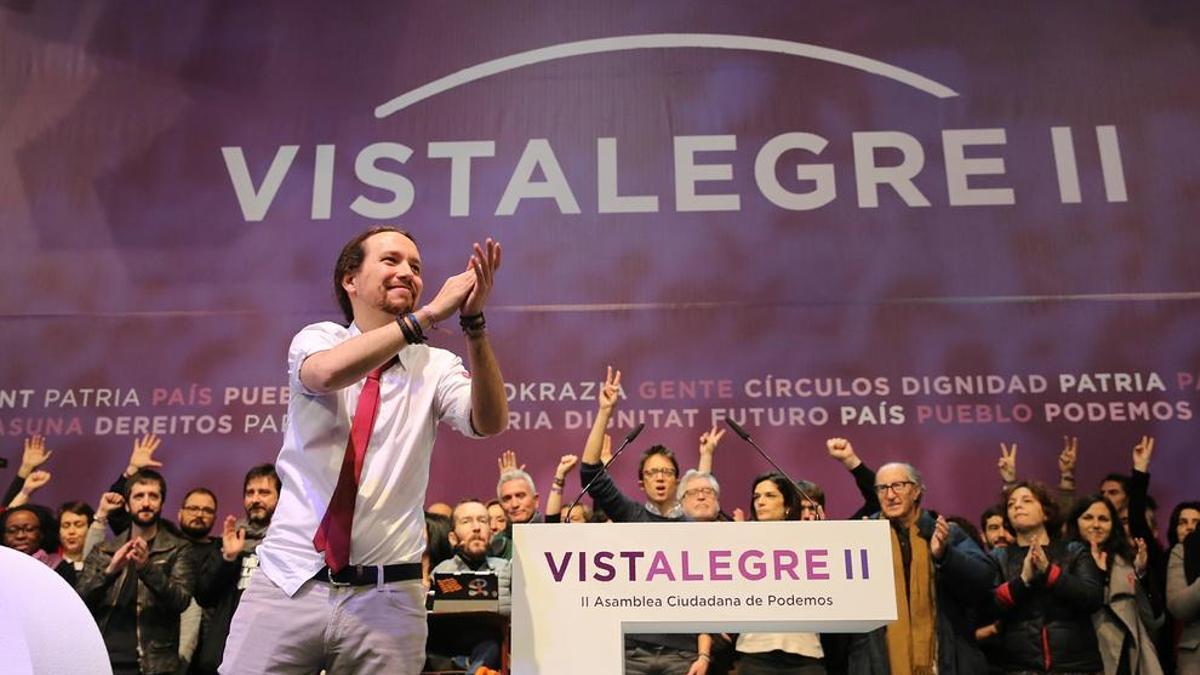Iglesias en el Congreso de Podemos, Vistalegre II.
