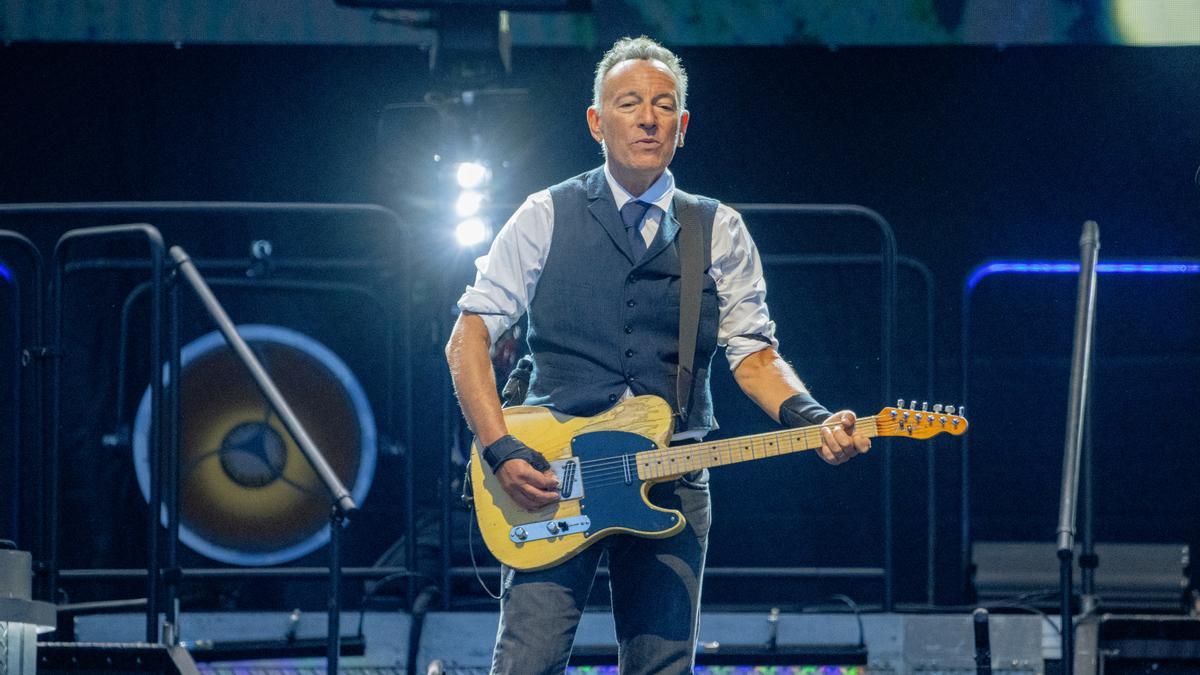 Bruce Springsteen, en un concierto en Barcelona en 2024.
