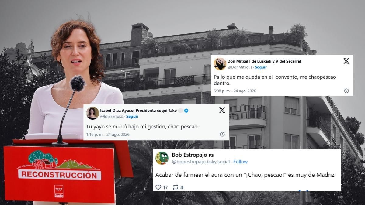 Las redes se ríen de Ayuso y su "Chao pescao".