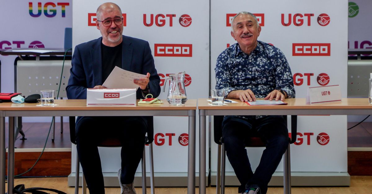 CCOO y UGT pedirán una subida salarial del 3,5% para este año y ...