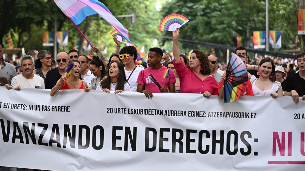 El colectivo LGTBIQ+ sale a las calles para reivindicar sus derechos y frenar la ola reaccionaria