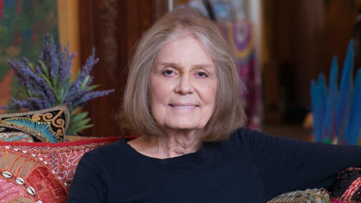 La escritora y periodista Gloria Steinem.