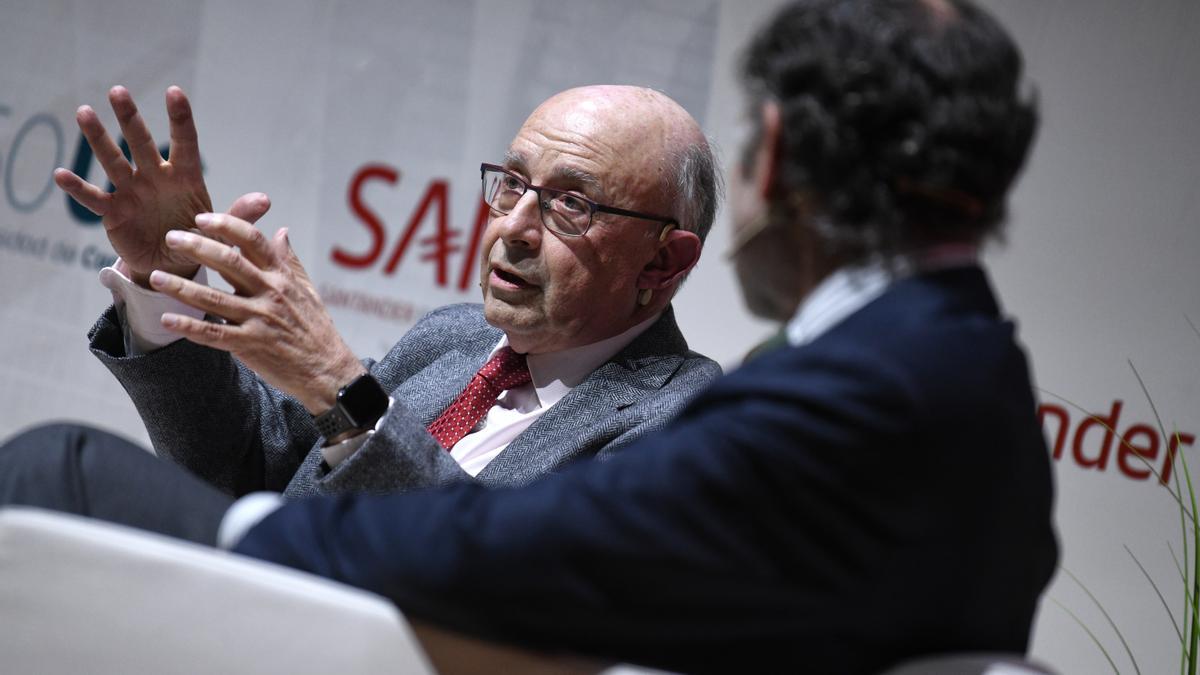 El exministro de Hacienda Cristóbal Montoro.