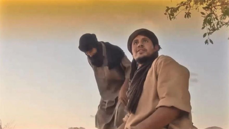 Fotograma del video emitido por Al Qaeda.