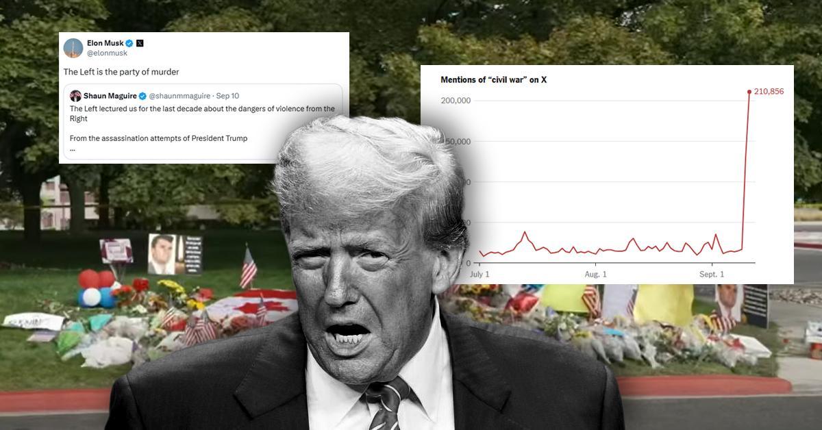 El asesinato de Charlie Kirk evidencia una izquierda desnortada ante la violencia política de Trump