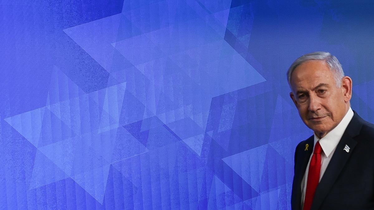 El primer ministro israelí Benjamin Netanyahu en una rueda de prensa en Jerusalem.