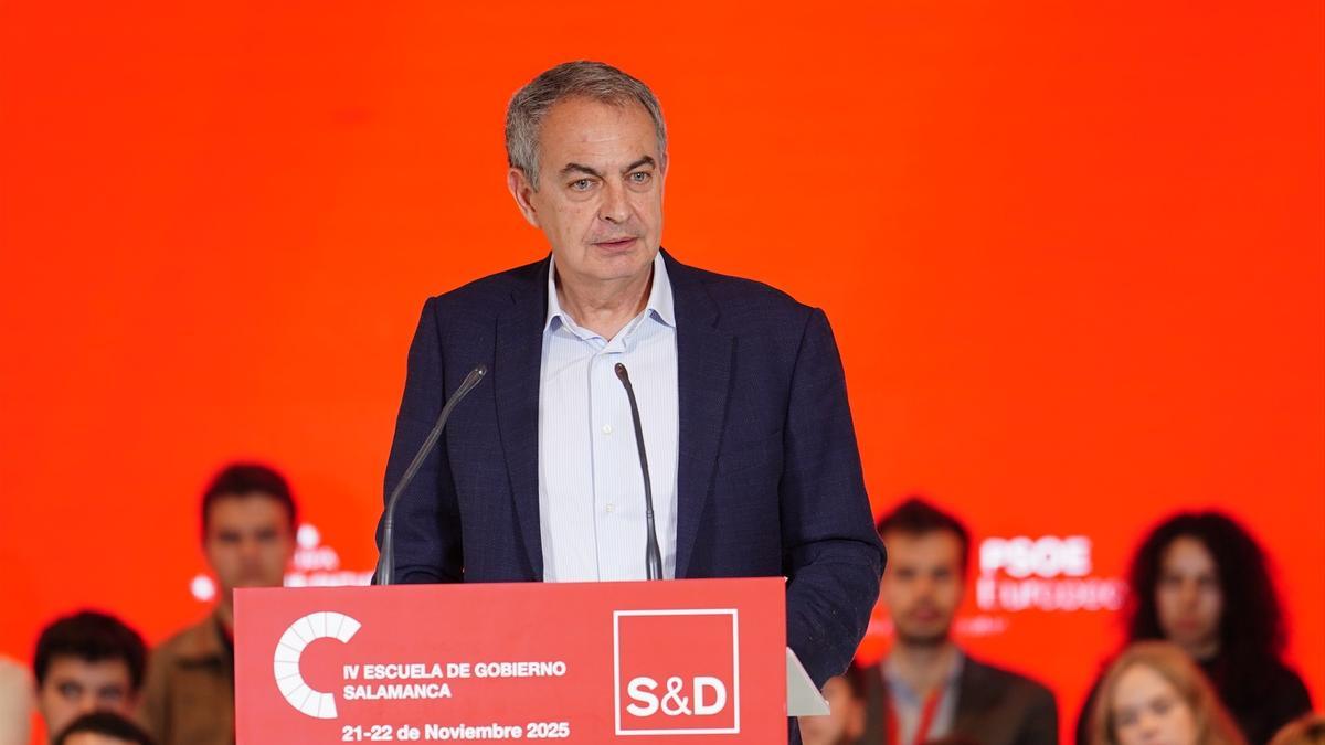 El expresidente del Gobierno, José Luis Rodríguez Zapatero.