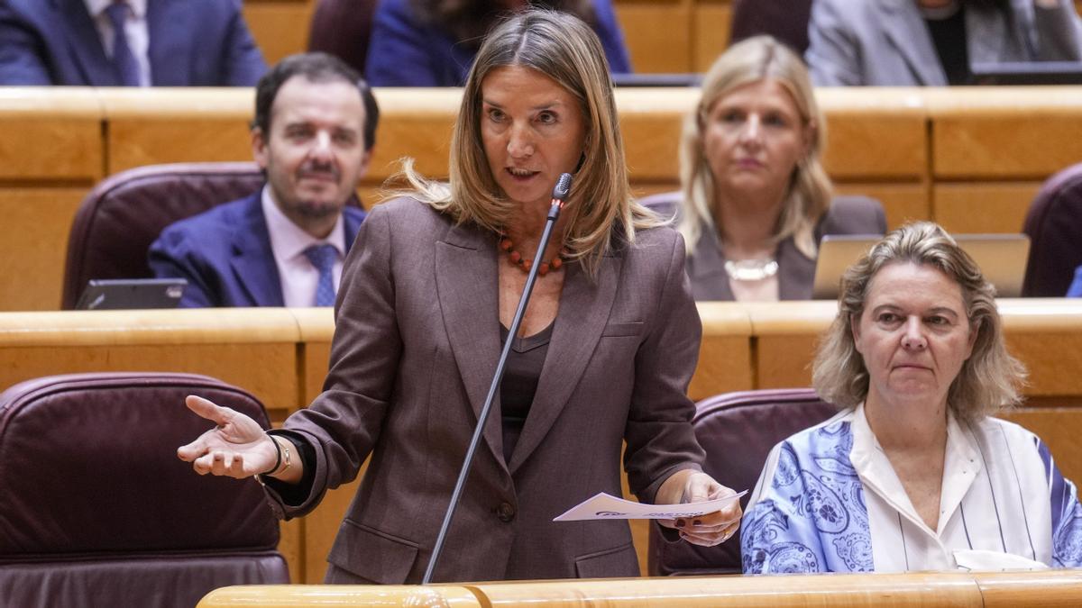 La portavoz del PP en el Senado, Alicia García