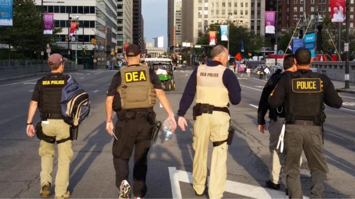 Agentes de la DEA de Estados Unidos en una fotografía de archivo.